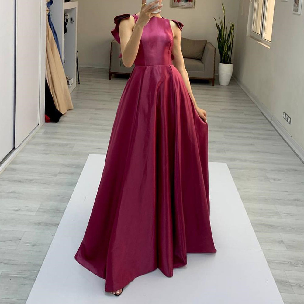 Ericdress Sleeveless Floor-Length Ruffles A-Line Evening Dress