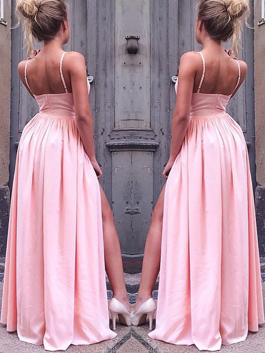 Ericdress Sweep/Brush Sleeveless Floor-Length A-Line Prom Dress Evening Dress