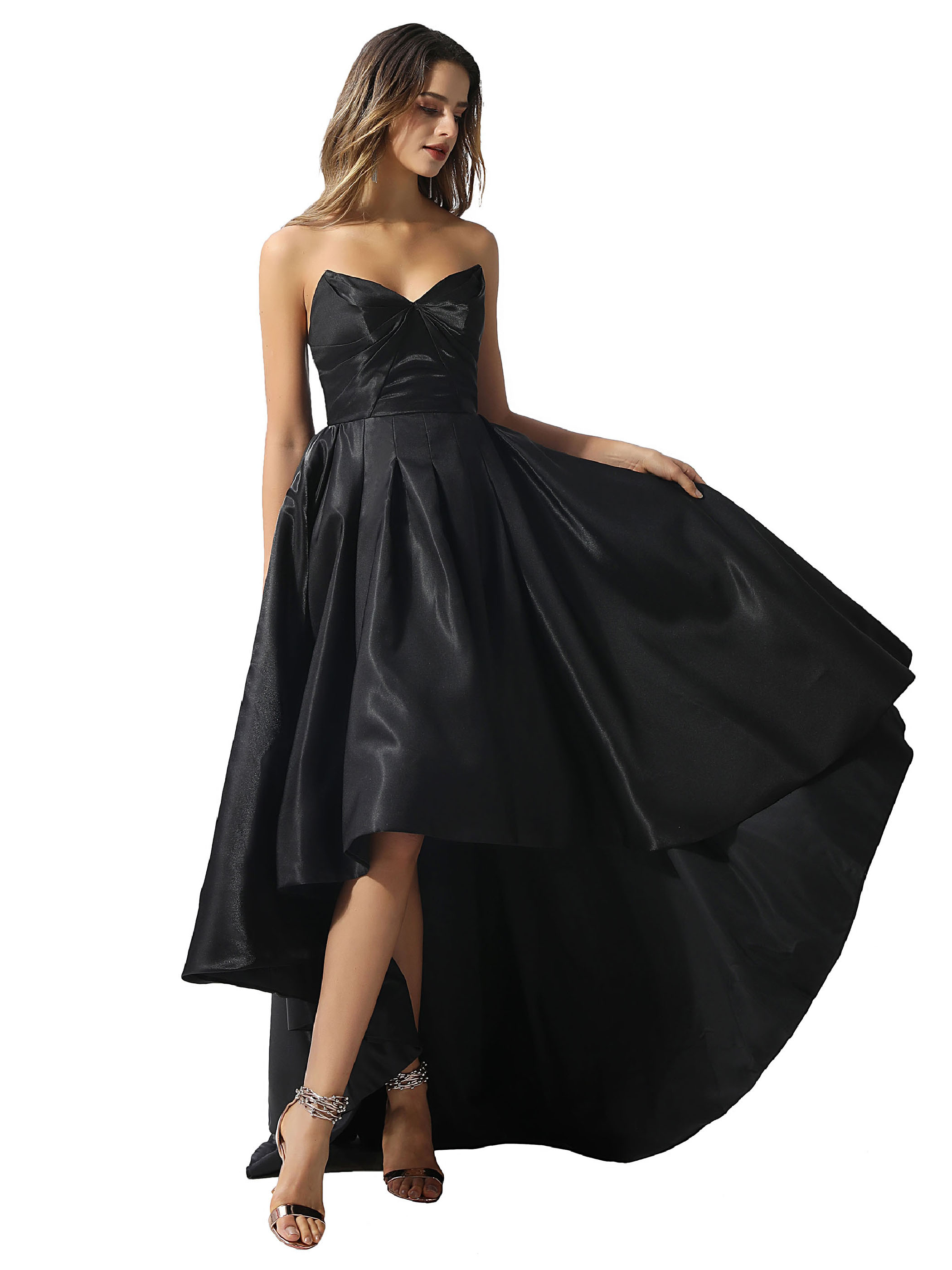 Ericdress Sleeveless Asymmetry Prom Dress