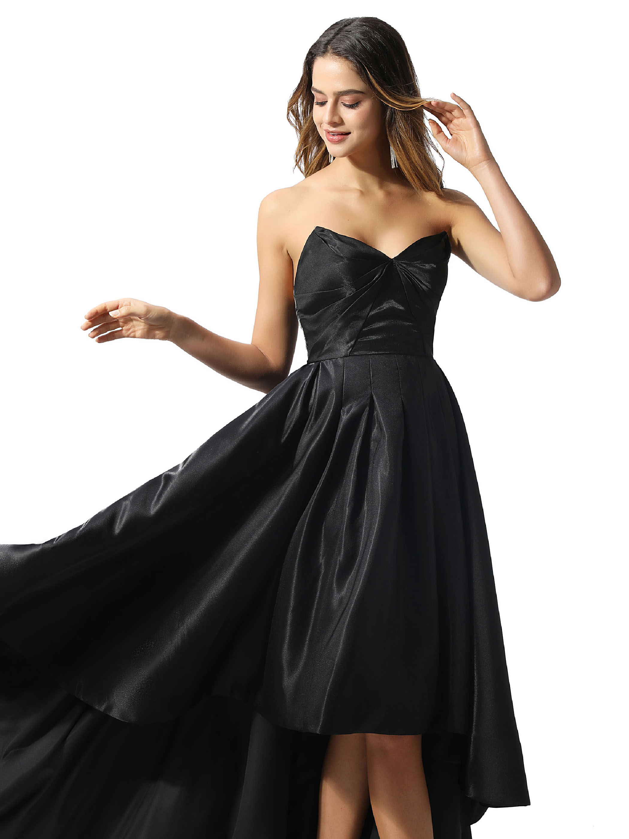 Ericdress Sleeveless Asymmetry Prom Dress