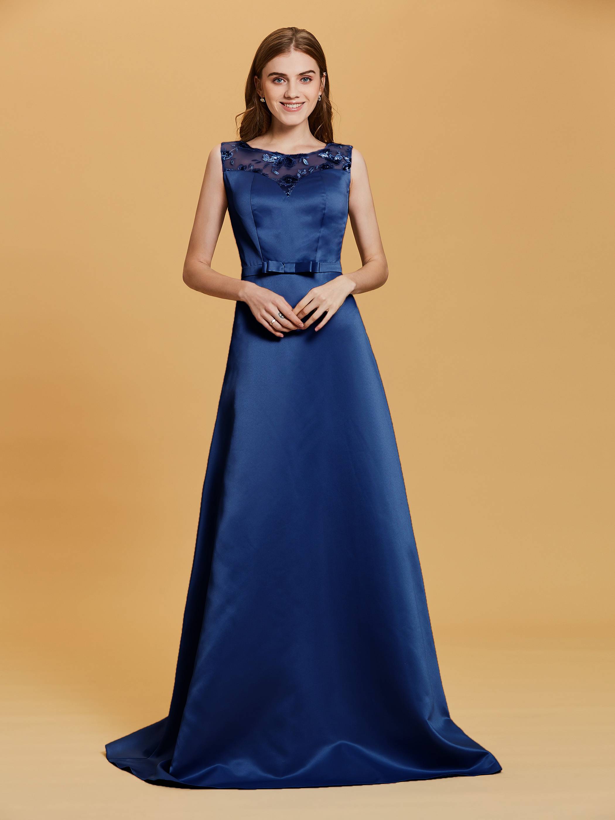 Ericdress Scoop Neck Sequins A Line Long Evening Dress