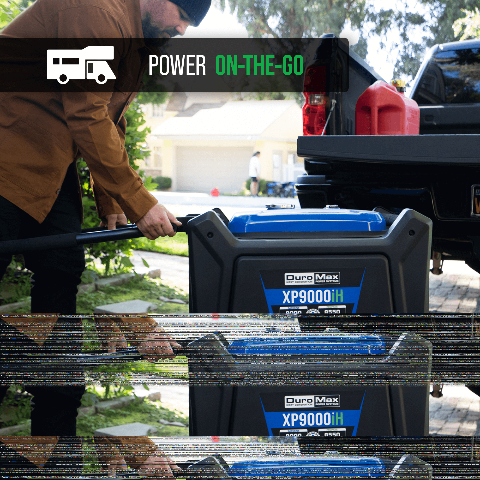 DuroMax XP9000iH 9,000 Watt Portable Dual Fuel Inverter Generator w/ CO Alert