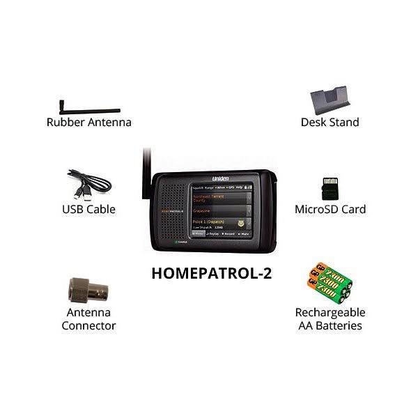 Uniden Homepatrol-2 HomePatrol Color Touchscreen Scanner