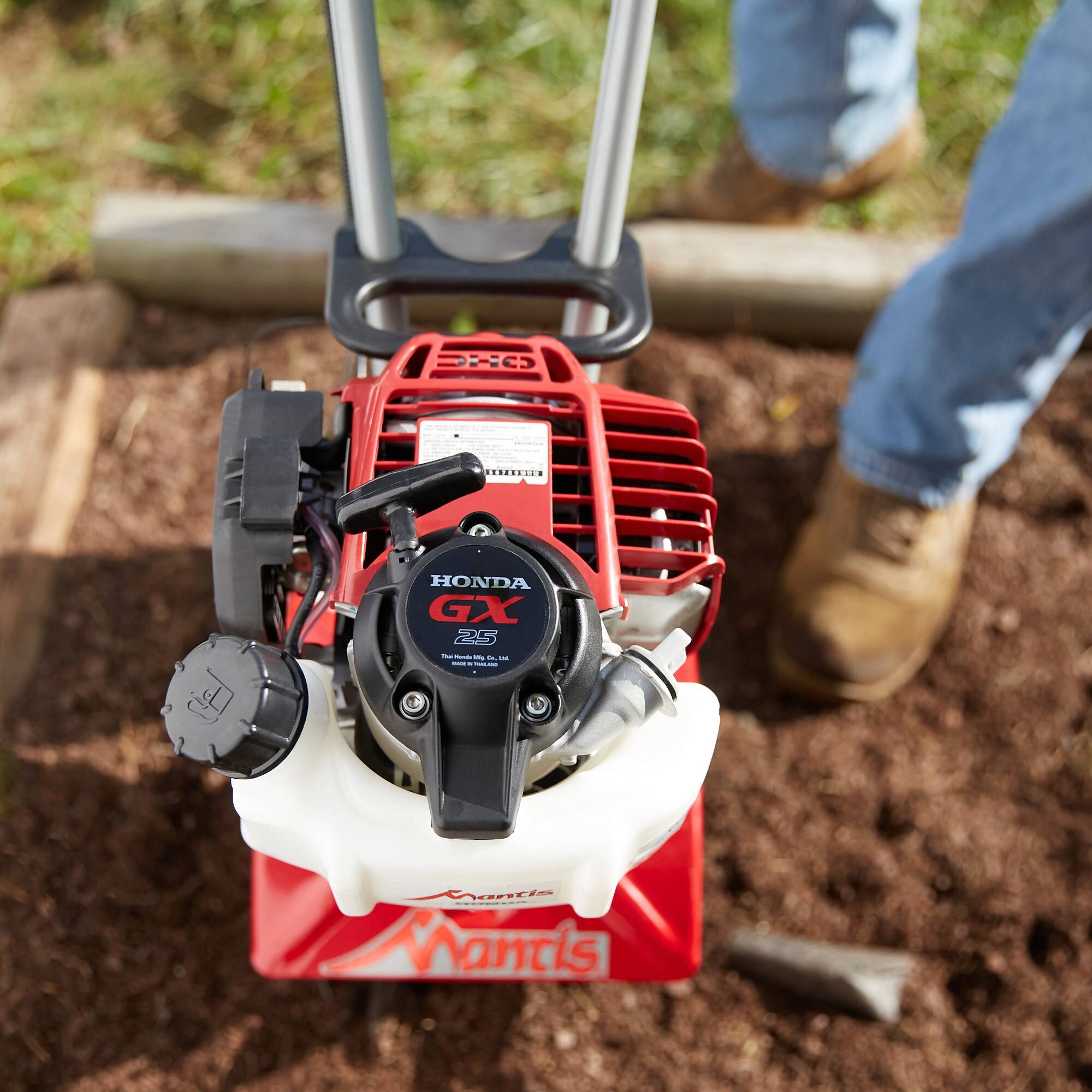 MANTIS 7268 MiniTiller/Cultivator 25cc 9in FrontTine Forwardrotat