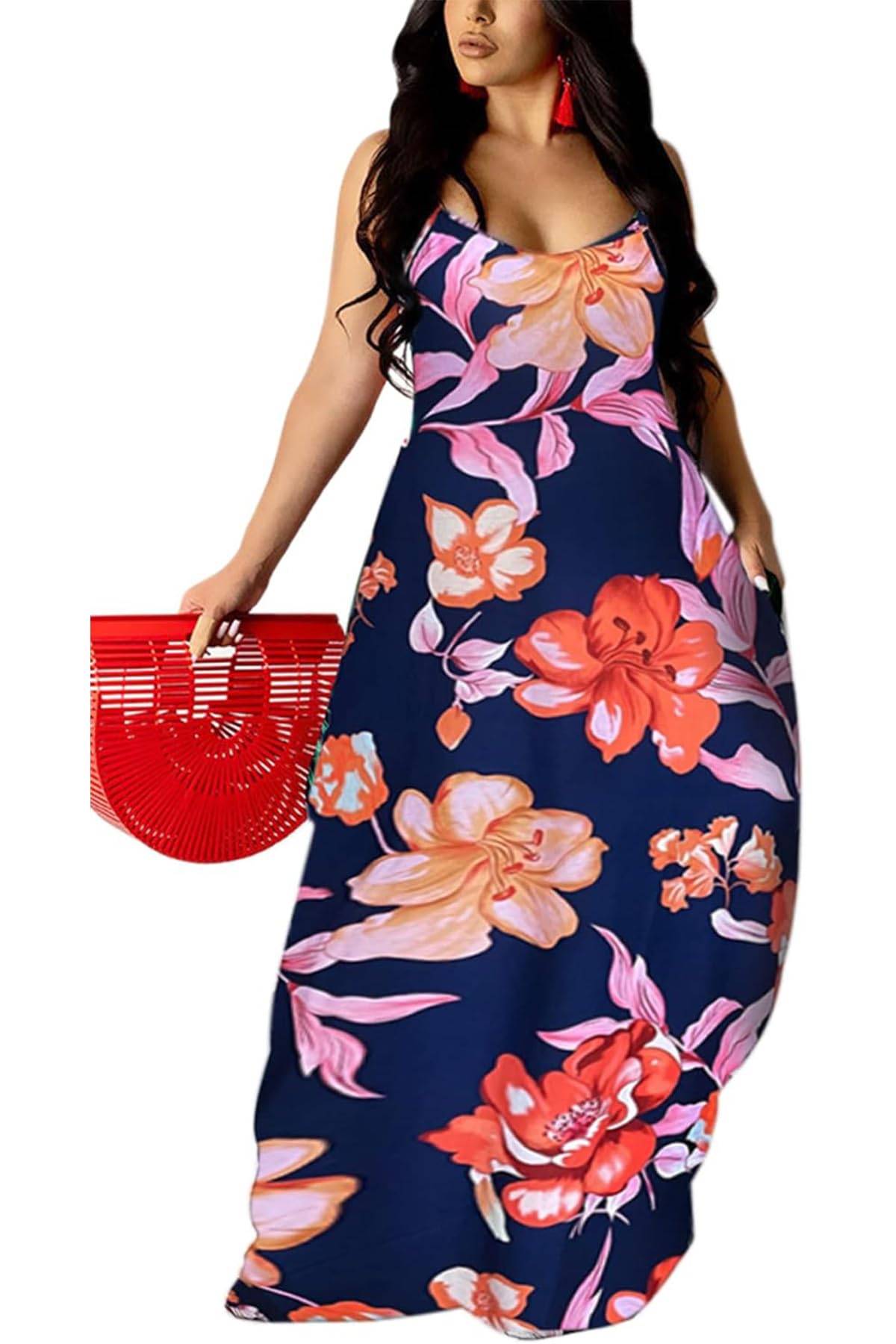 Women's Plus Size Dresses Beach Boho Sundress