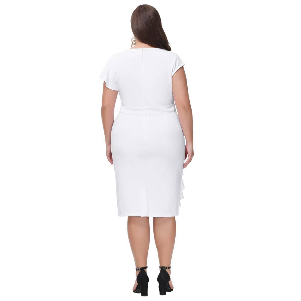 Women's Plus Size Vintage Party Pencil Dress