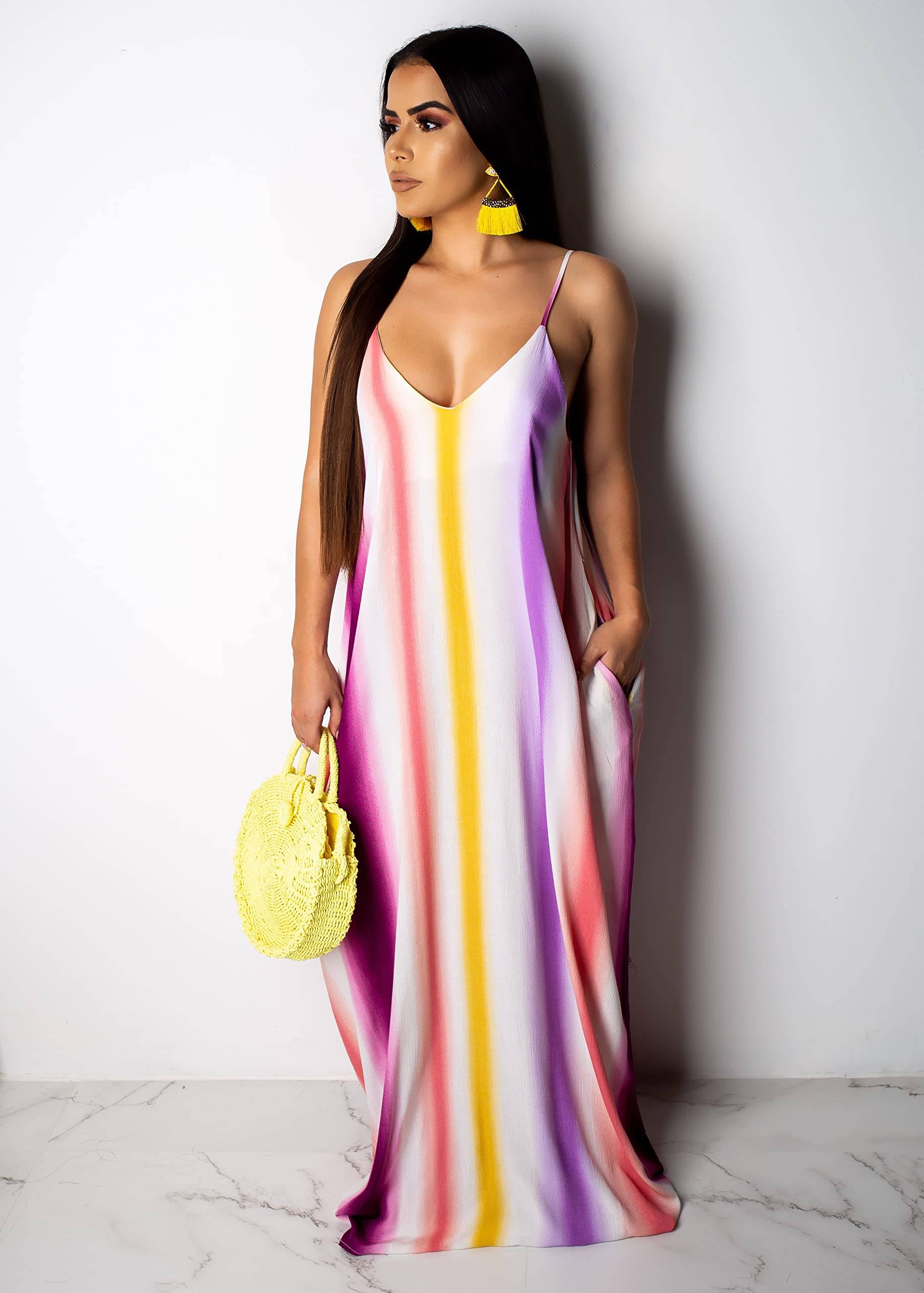 Summer Maxi Dresses for Women Plus Size Sundresses