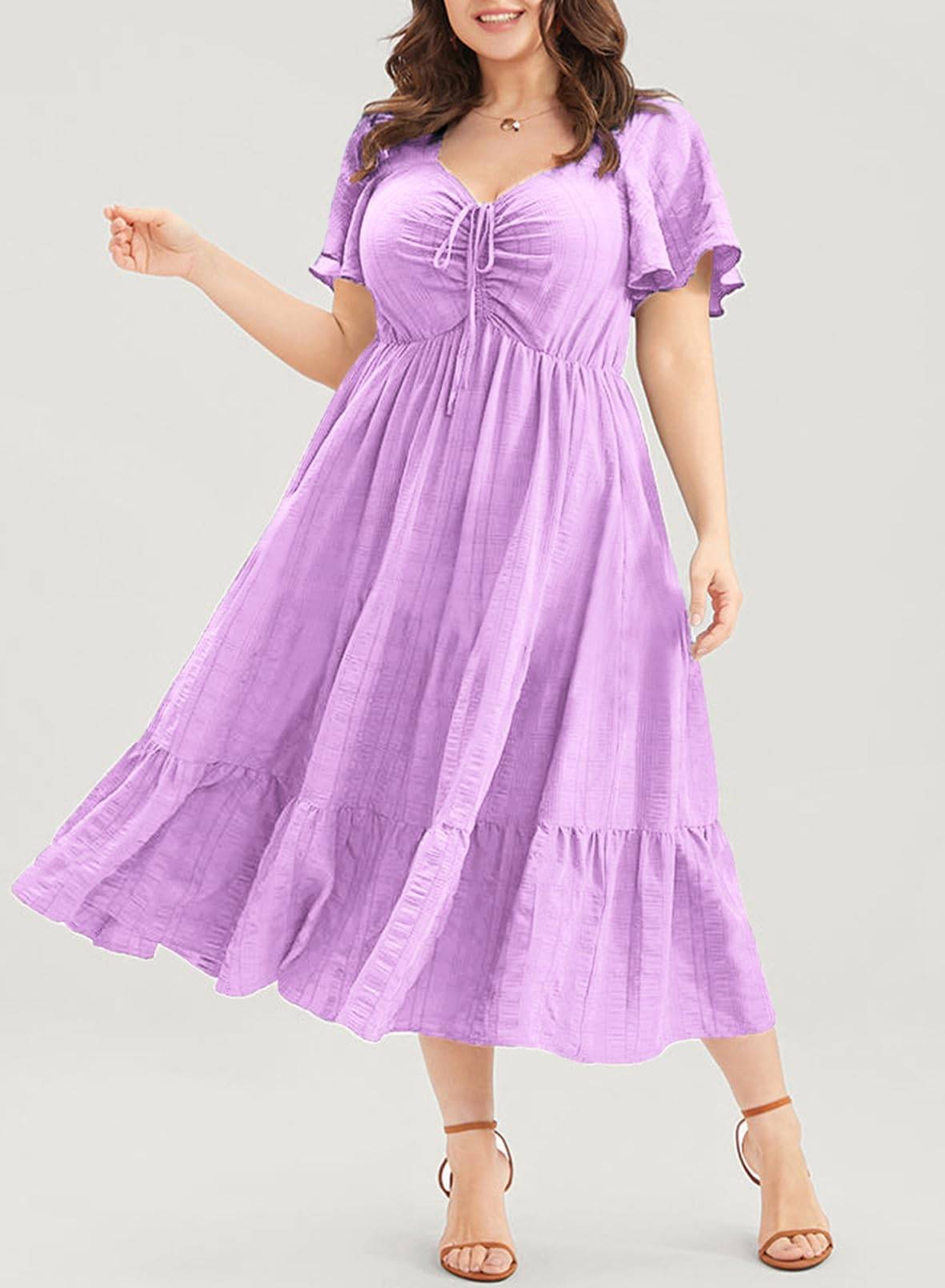 Womens Plus Size Dress Maxi Long Dresses