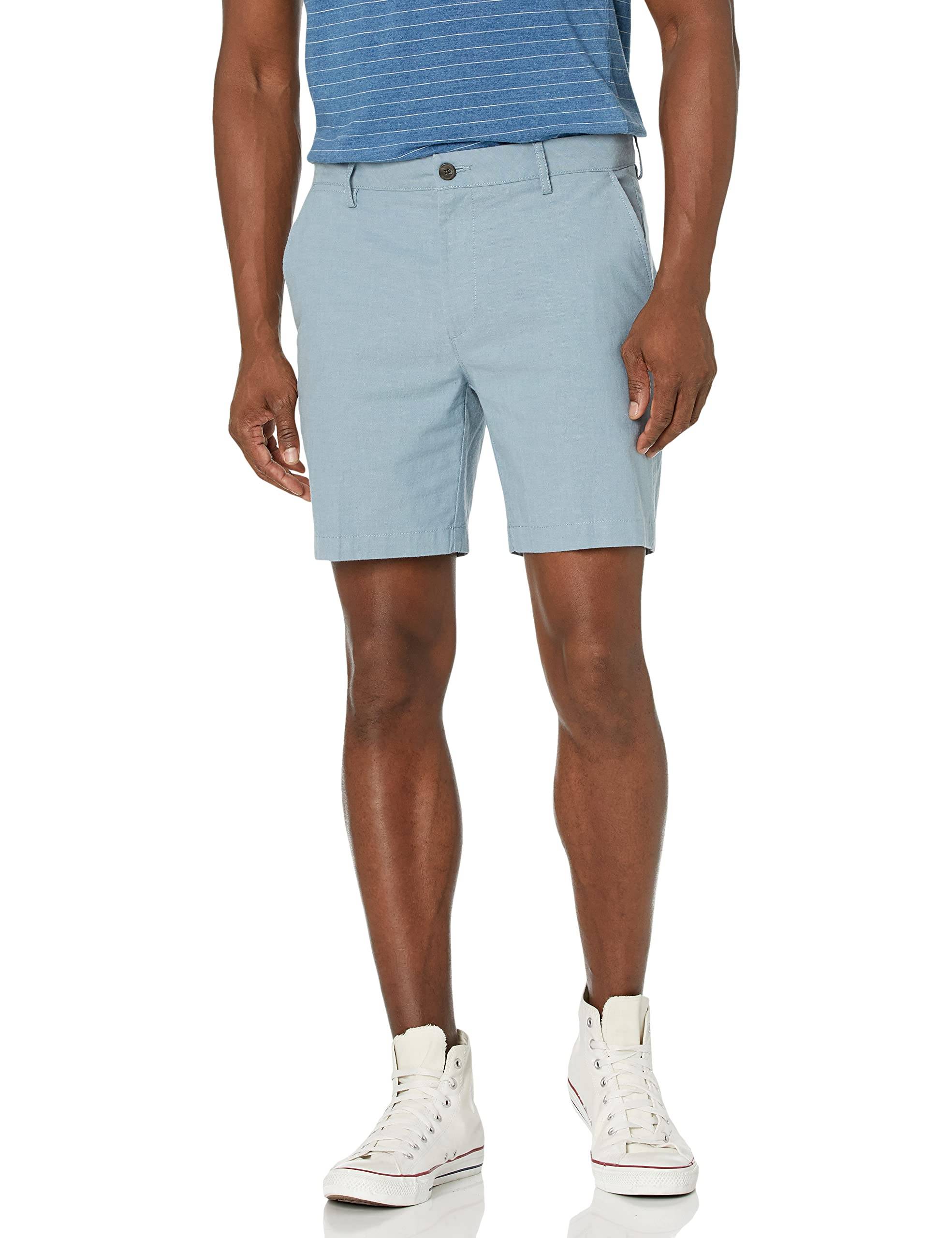 Men's Slim-Fit 7" Lightweight Comfort Stretch Oxford Shorts (Previously Goodthreads)