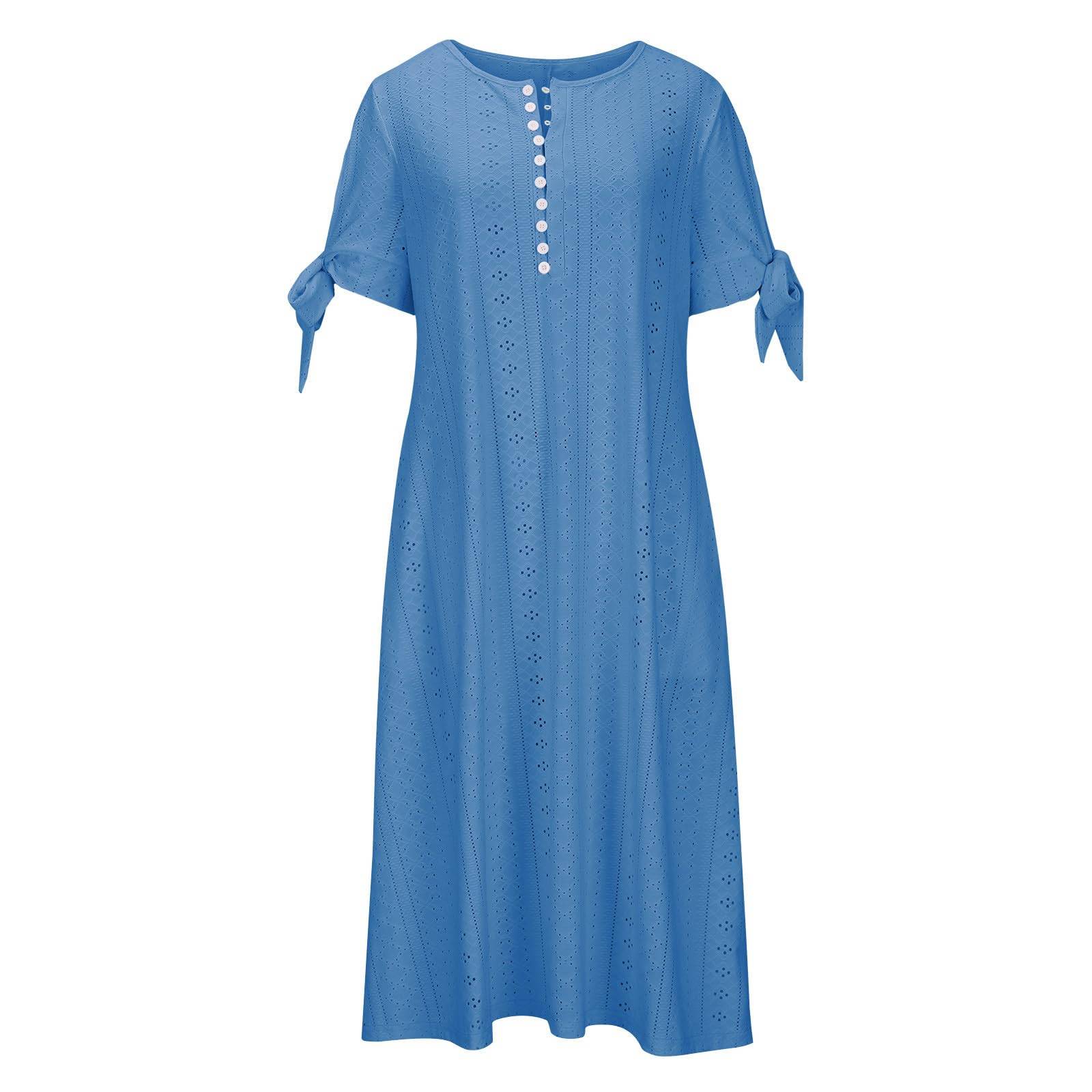 Womens Maxi Long Dress Boho V Neck Pockets Dresses