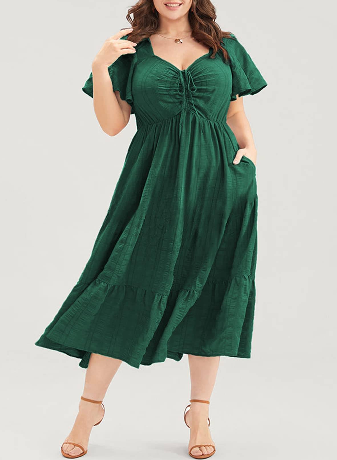 Womens Plus Size Dress Maxi Long Dresses