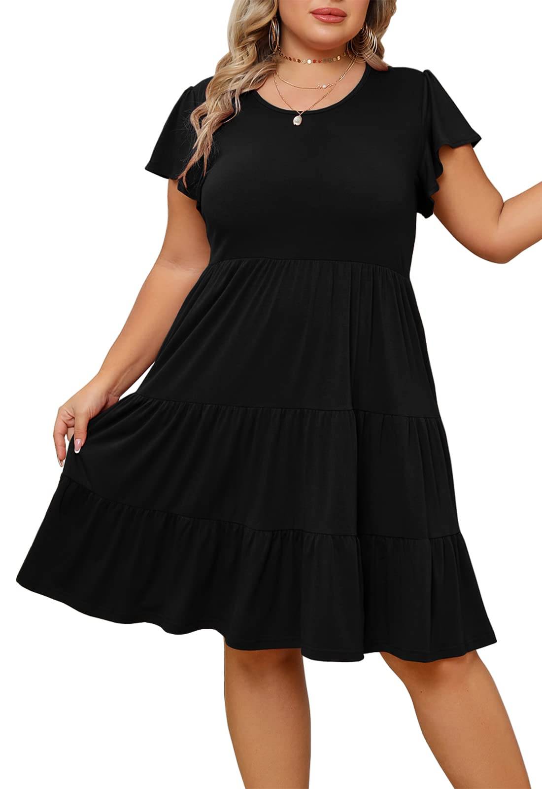 Plus Size Summer Dress for Women Aline Sundresses