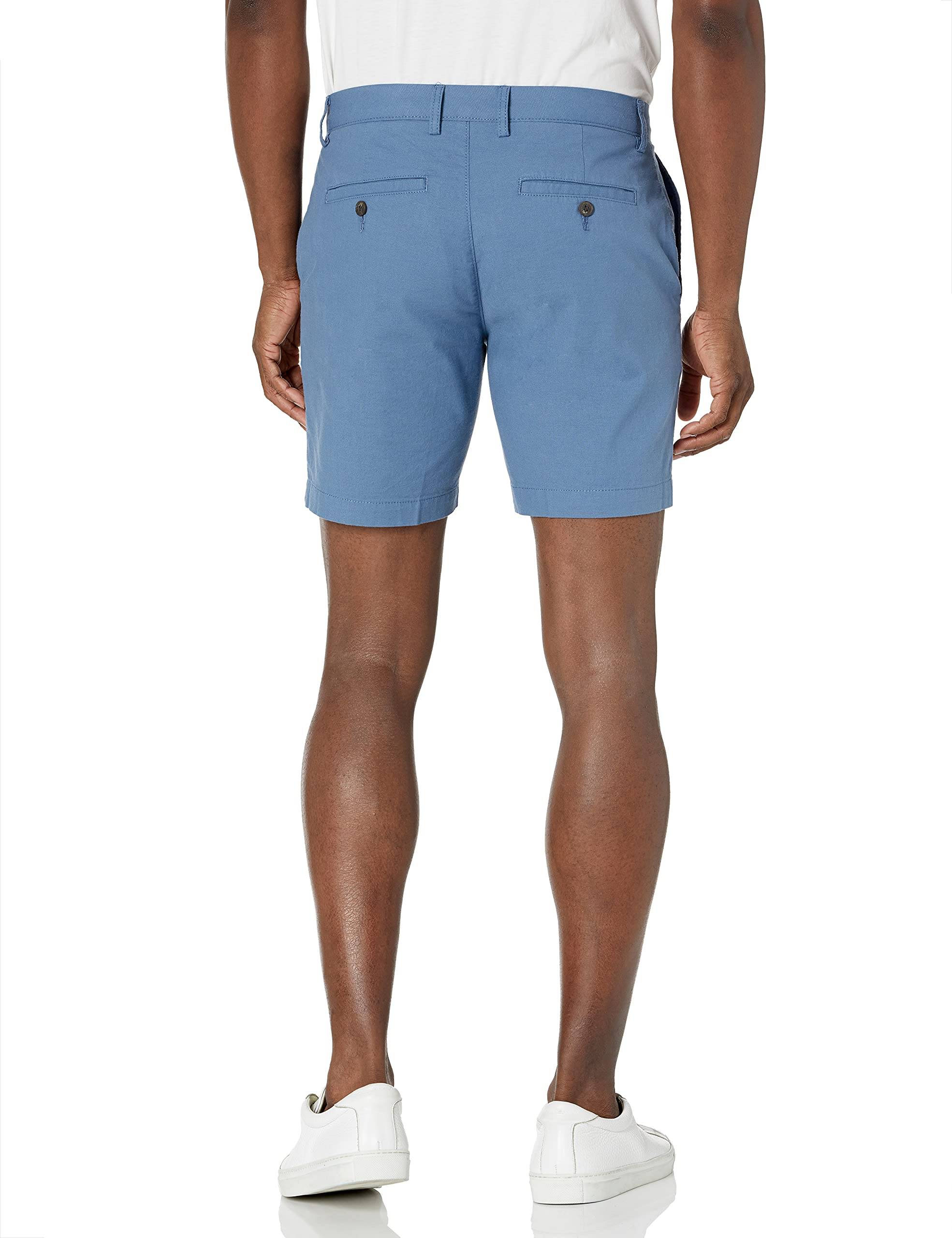 Men's Slim-Fit 7" Lightweight Comfort Stretch Oxford Shorts (Previously Goodthreads)