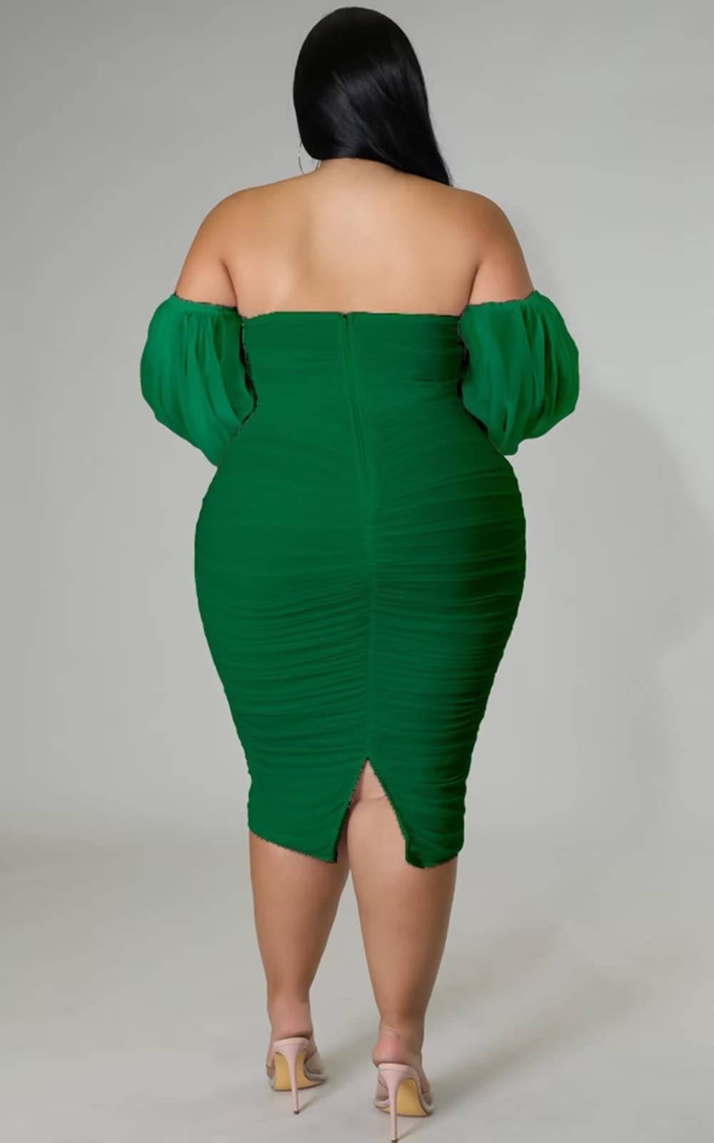 Women's Plus Size Midi Party Dress