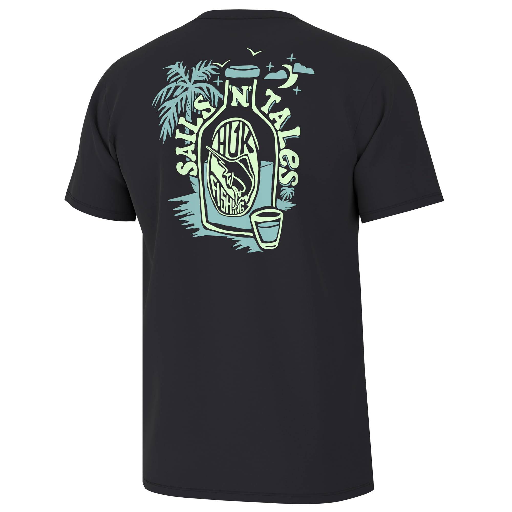 Men's Fishing Graphic Tee, Performance Short Sleeve, Quick-dry