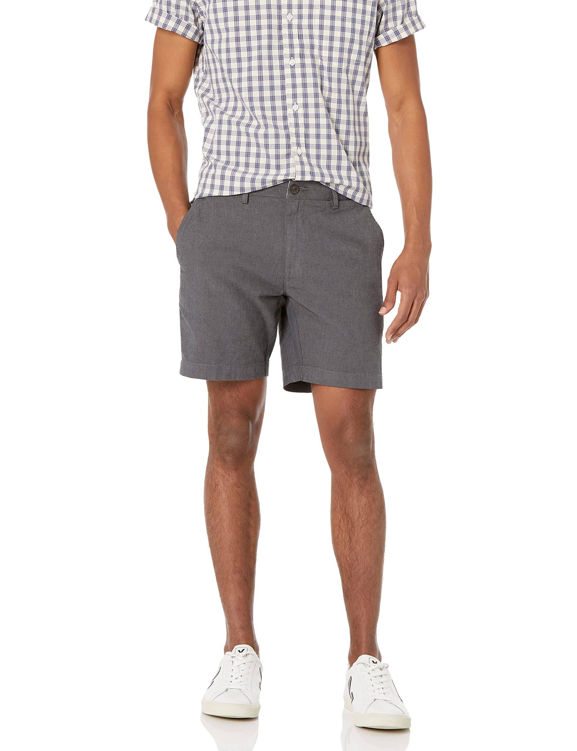 Men's Slim-Fit 7" Lightweight Comfort Stretch Oxford Shorts (Previously Goodthreads)