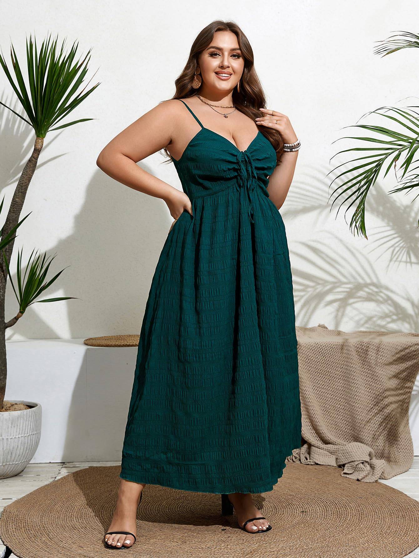 Women's Plus Size Dress A Line Maxi Long Dress