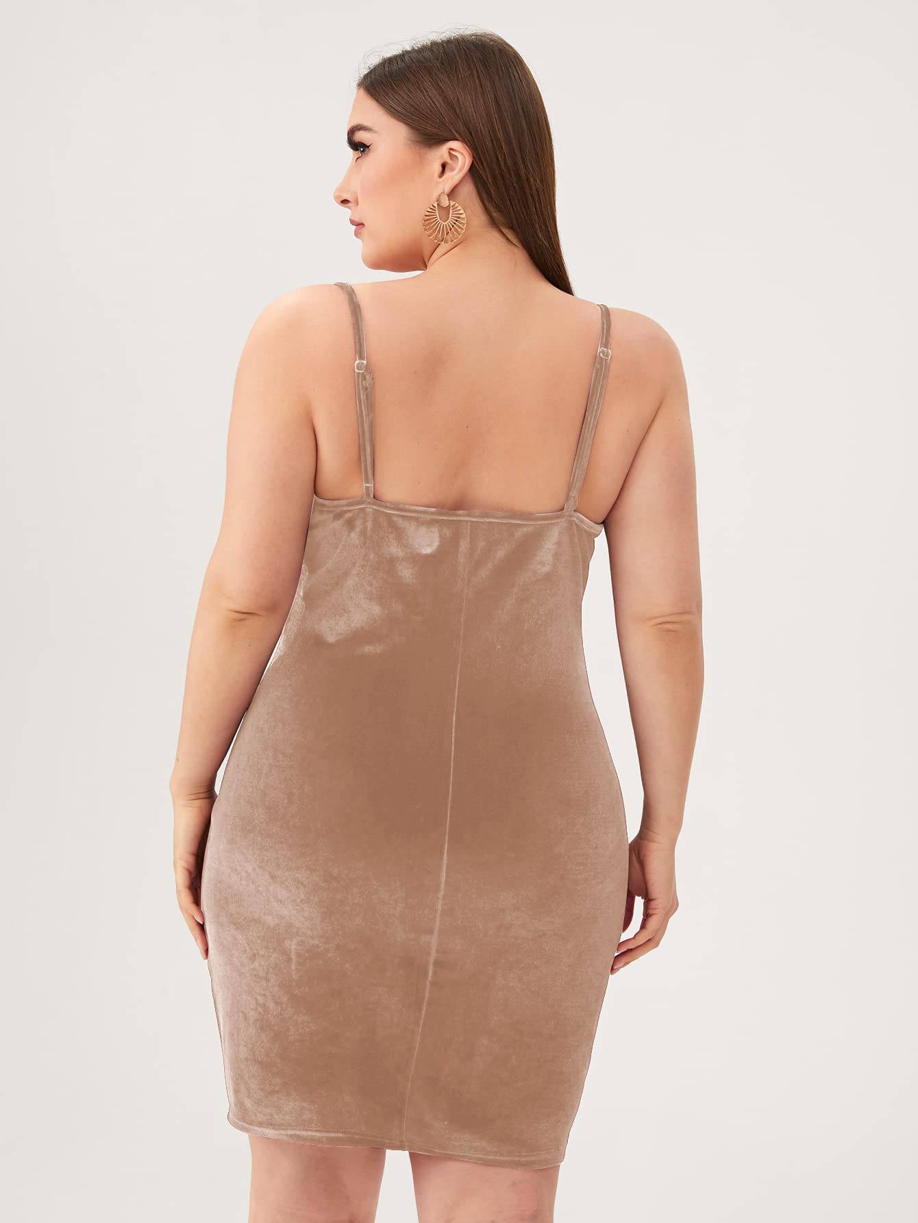 Women's Sexy Plus Size Strap Party Club Mini Dress