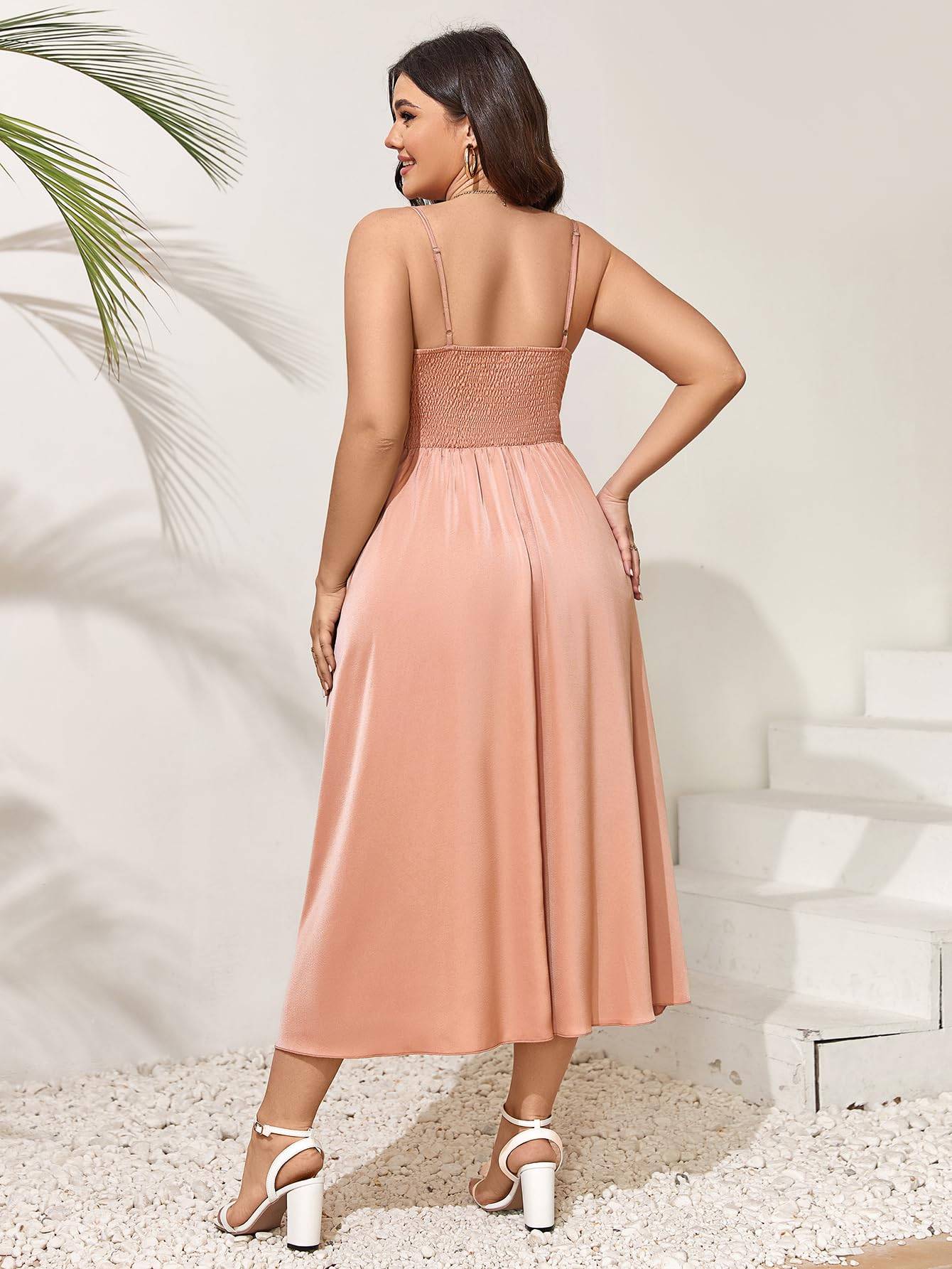 Women Plus Size Dress Party A-Line Maxi Dresses