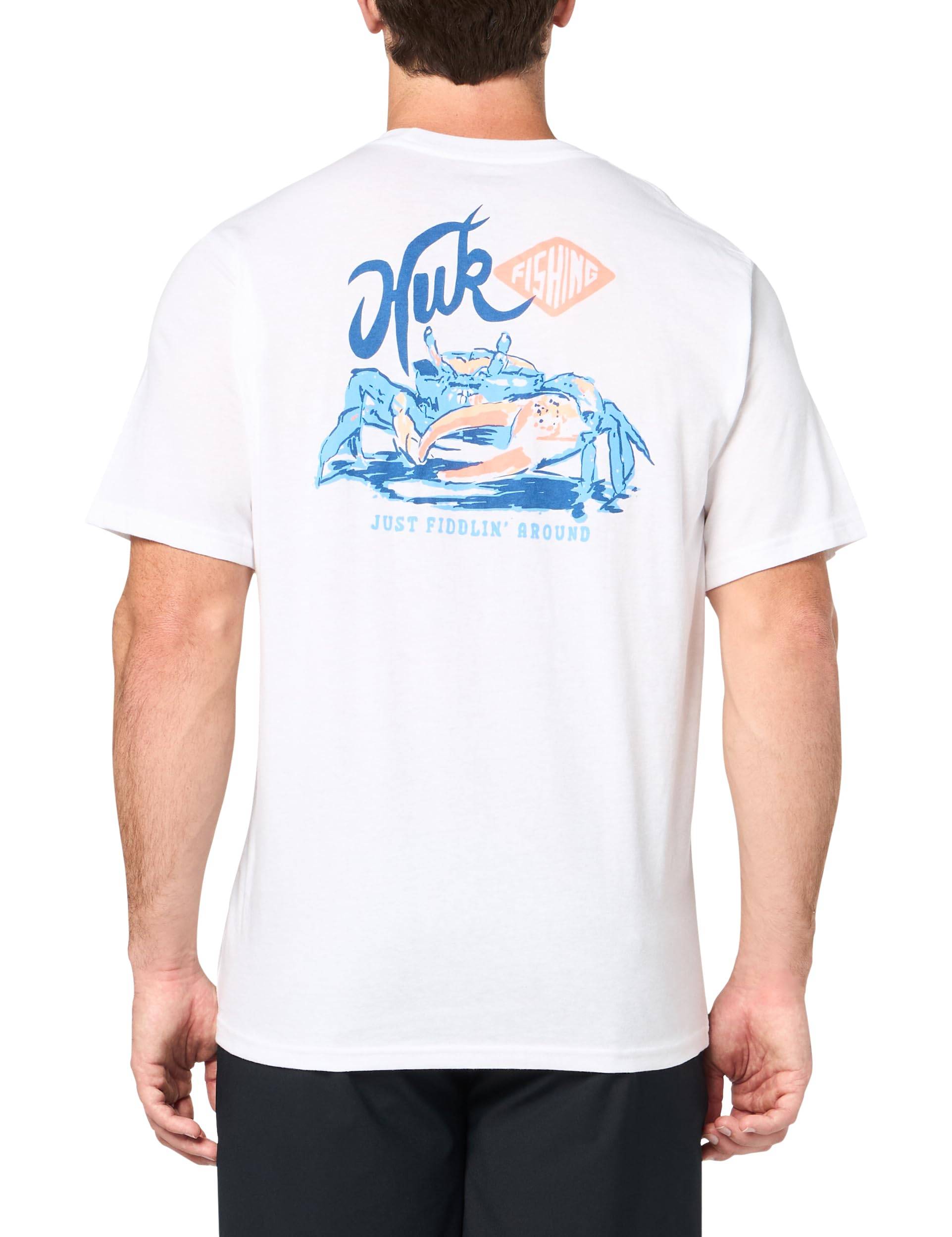 Men's Fishing Graphic Tee, Performance Short Sleeve, Quick-dry