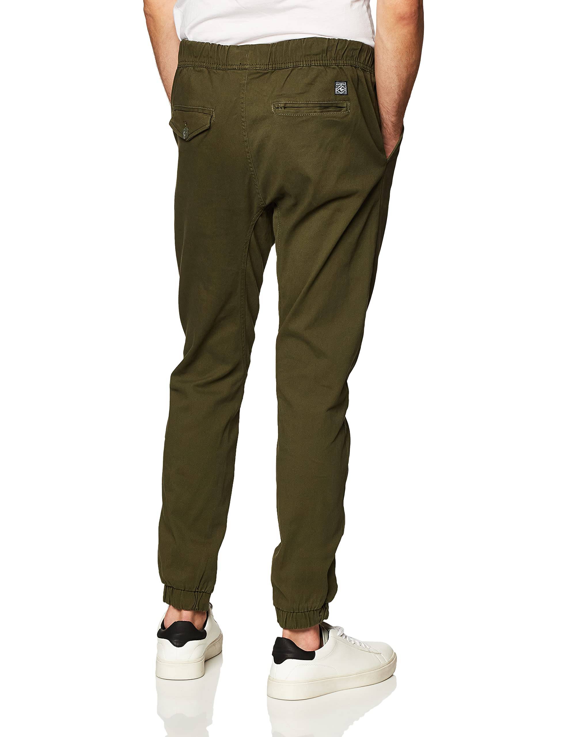 Men's Basic Stretch Twill Jogger Pants-Reg and Big &amp; Tall Sizes