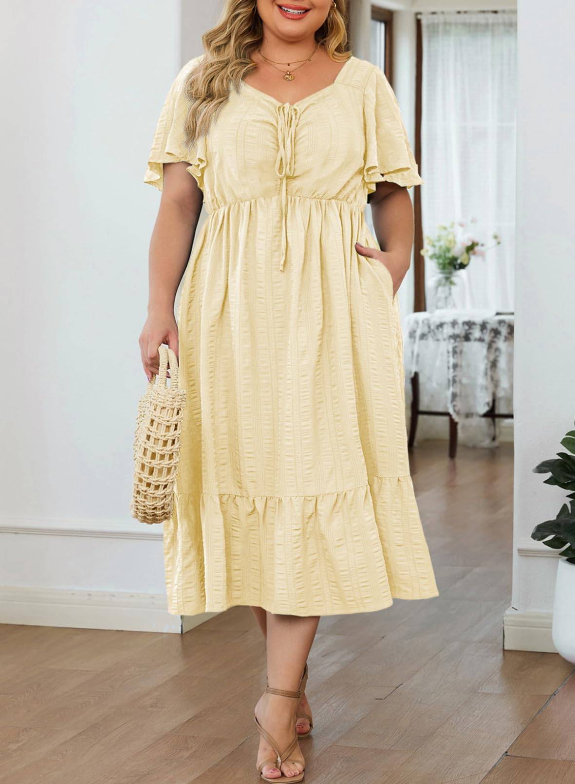 Womens Plus Size Dress Maxi Long Dresses