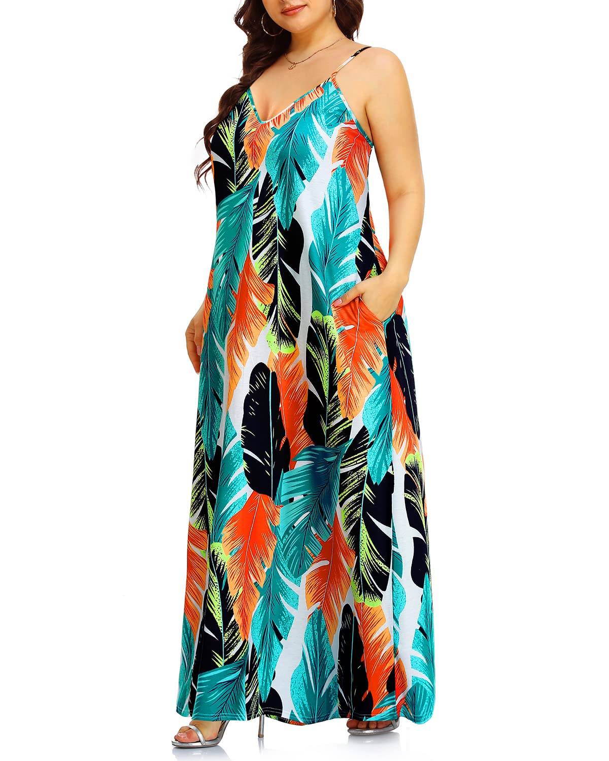 Fashion Women's Summer Maxi Dress Plus Size