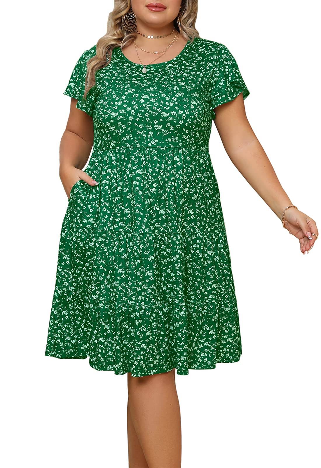 Plus Size Summer Dress for Women Aline Sundresses