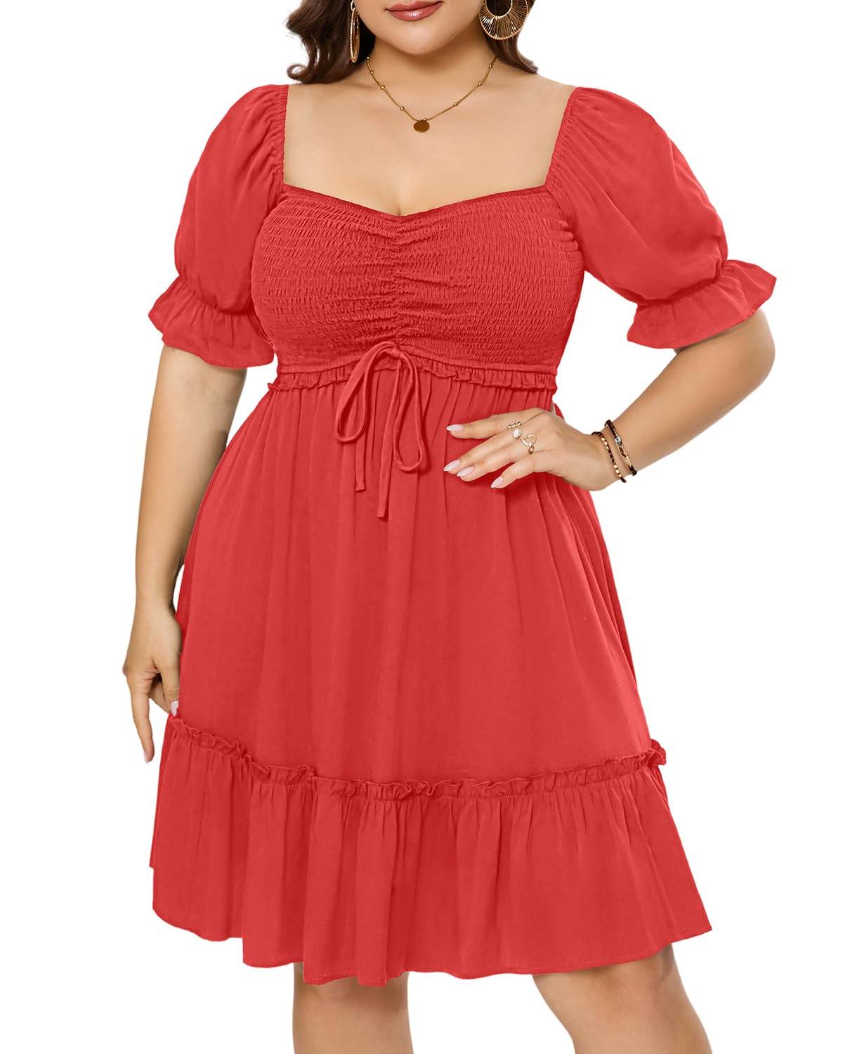 Fashion Women Plus Size Short Summer Mini Dress