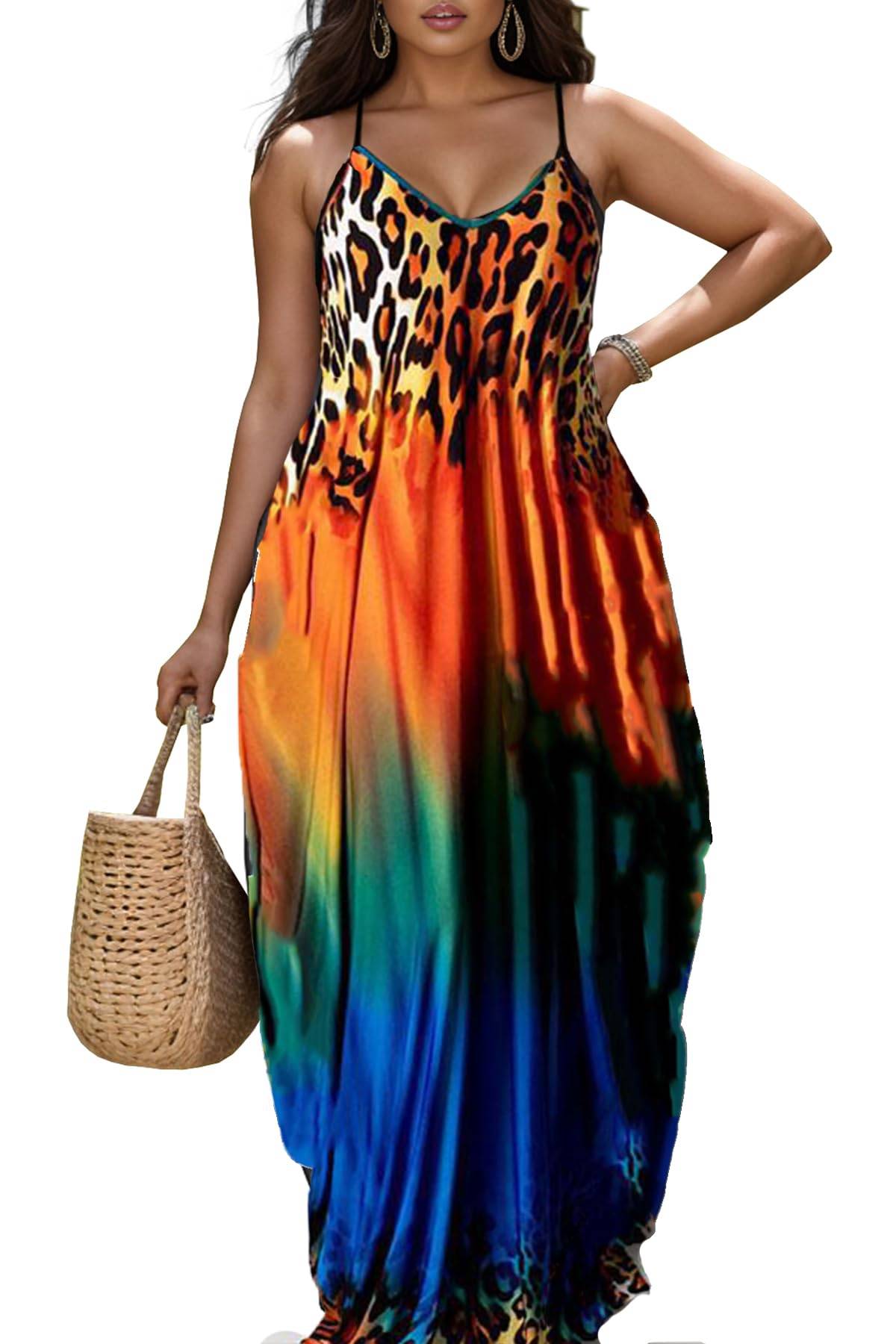 Women's Plus Size Dresses Beach Boho Sundress