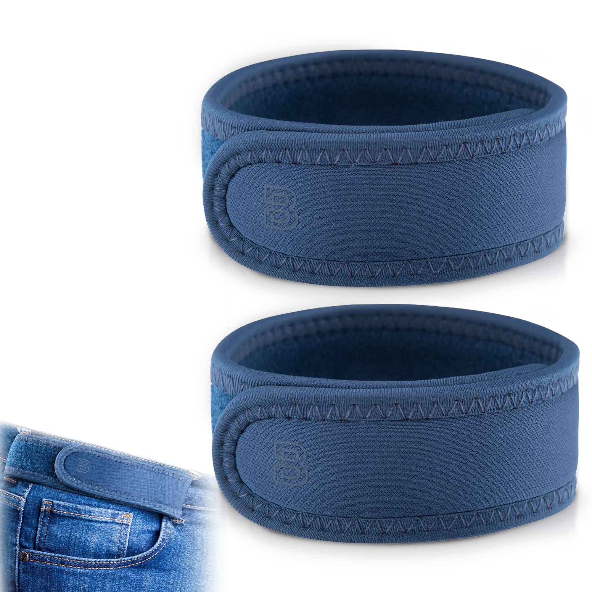 Belt-Free Elastic Belt With Ultra-Soft Edge Padding - Fits 1.5 Inch Belt Loops