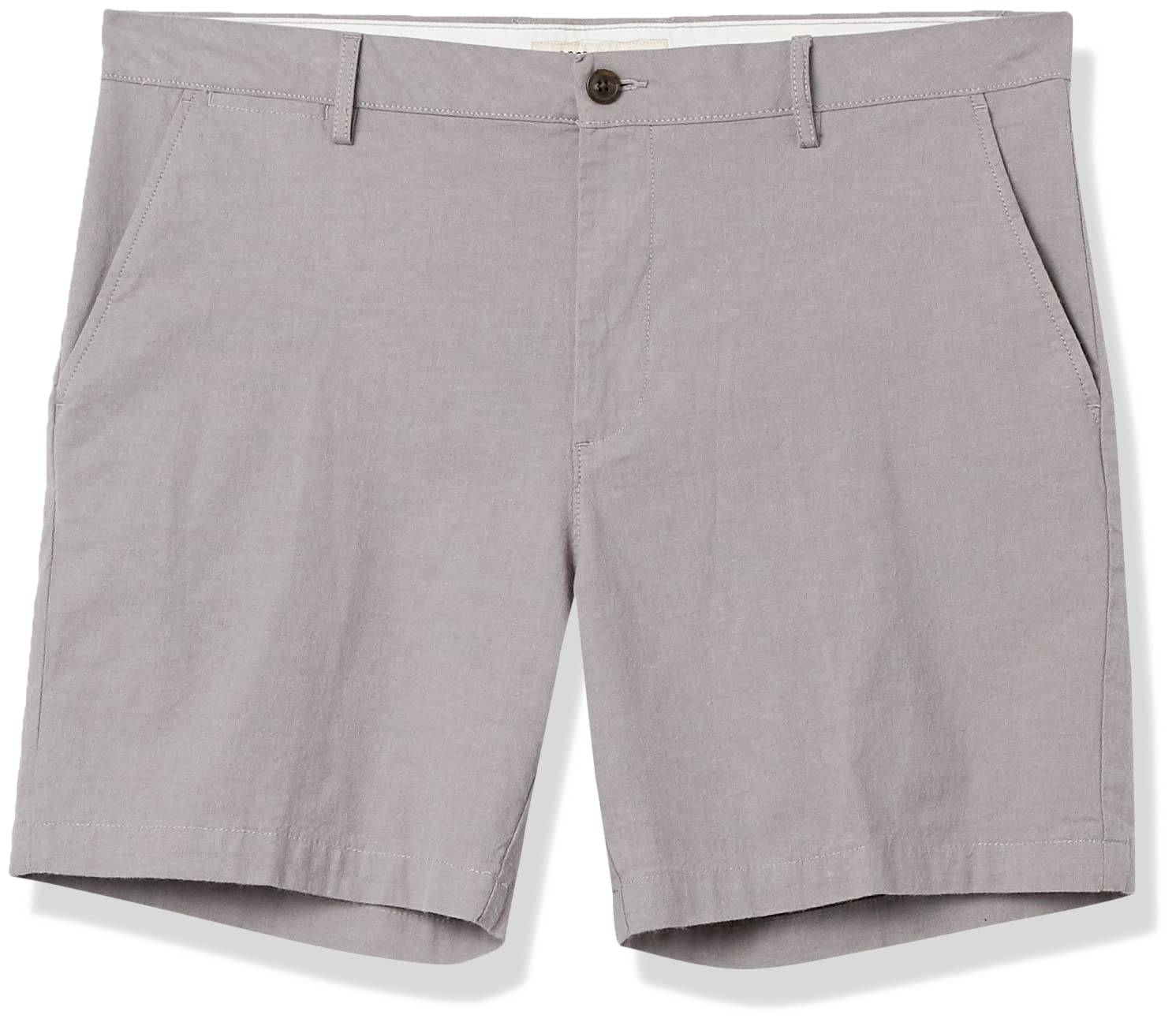 Men's Slim-Fit 7" Lightweight Comfort Stretch Oxford Shorts (Previously Goodthreads)