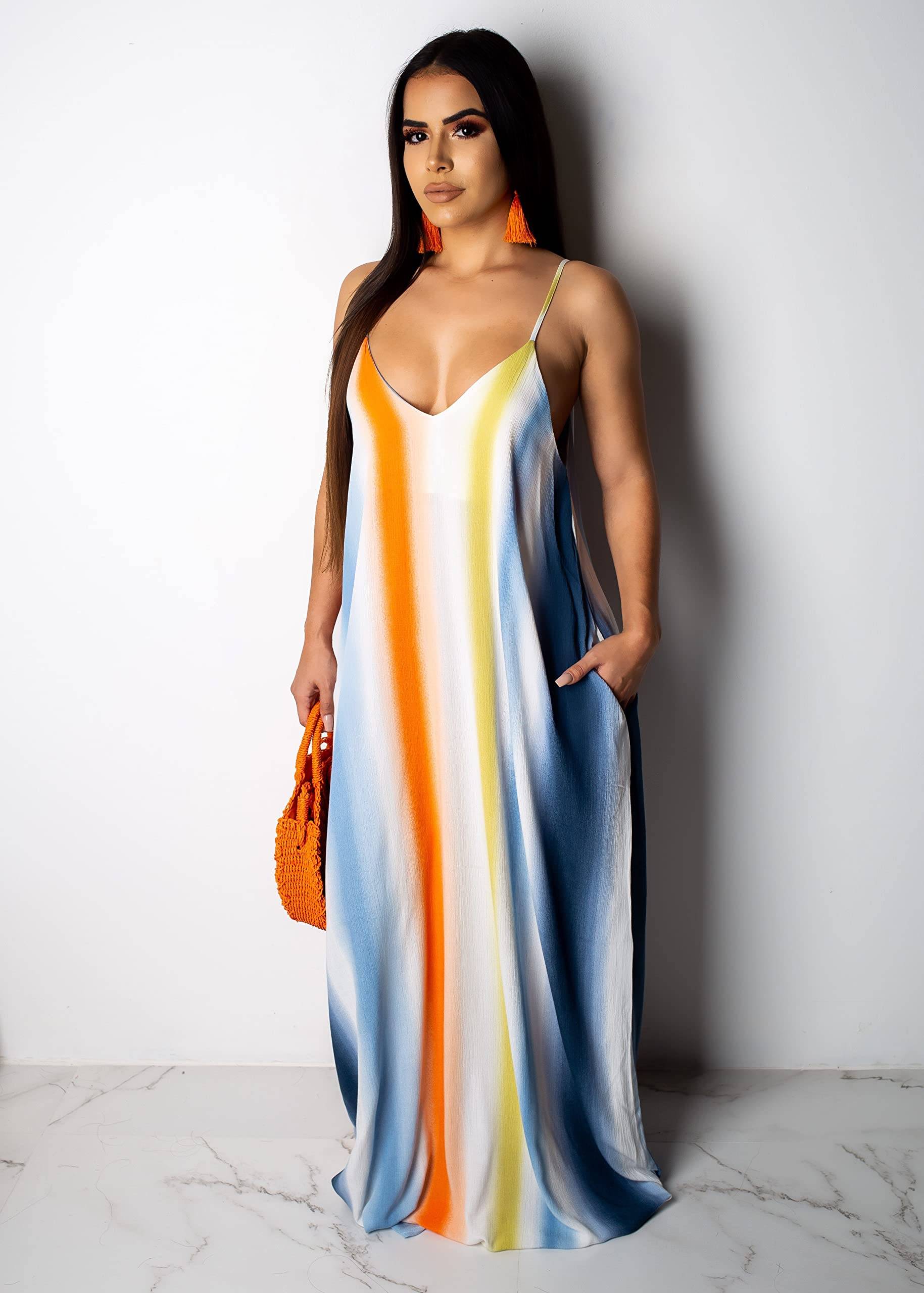 Summer Maxi Dresses for Women Plus Size Sundresses