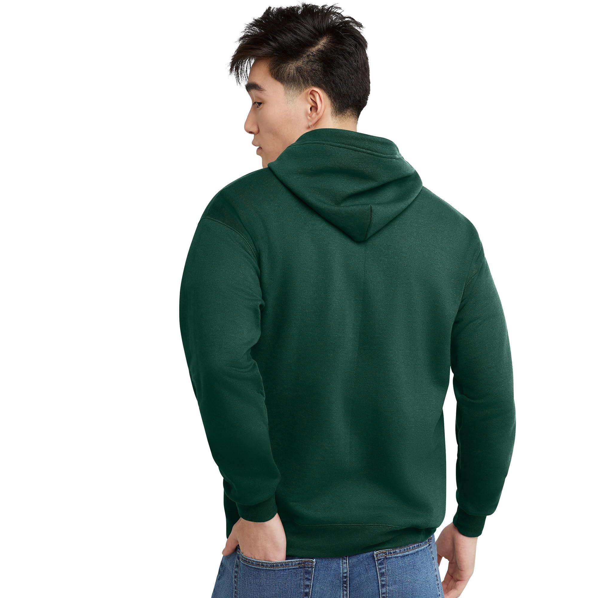 Men's Fleece Full-zip Hoodie, Zip-up Hooded Sweatshirt