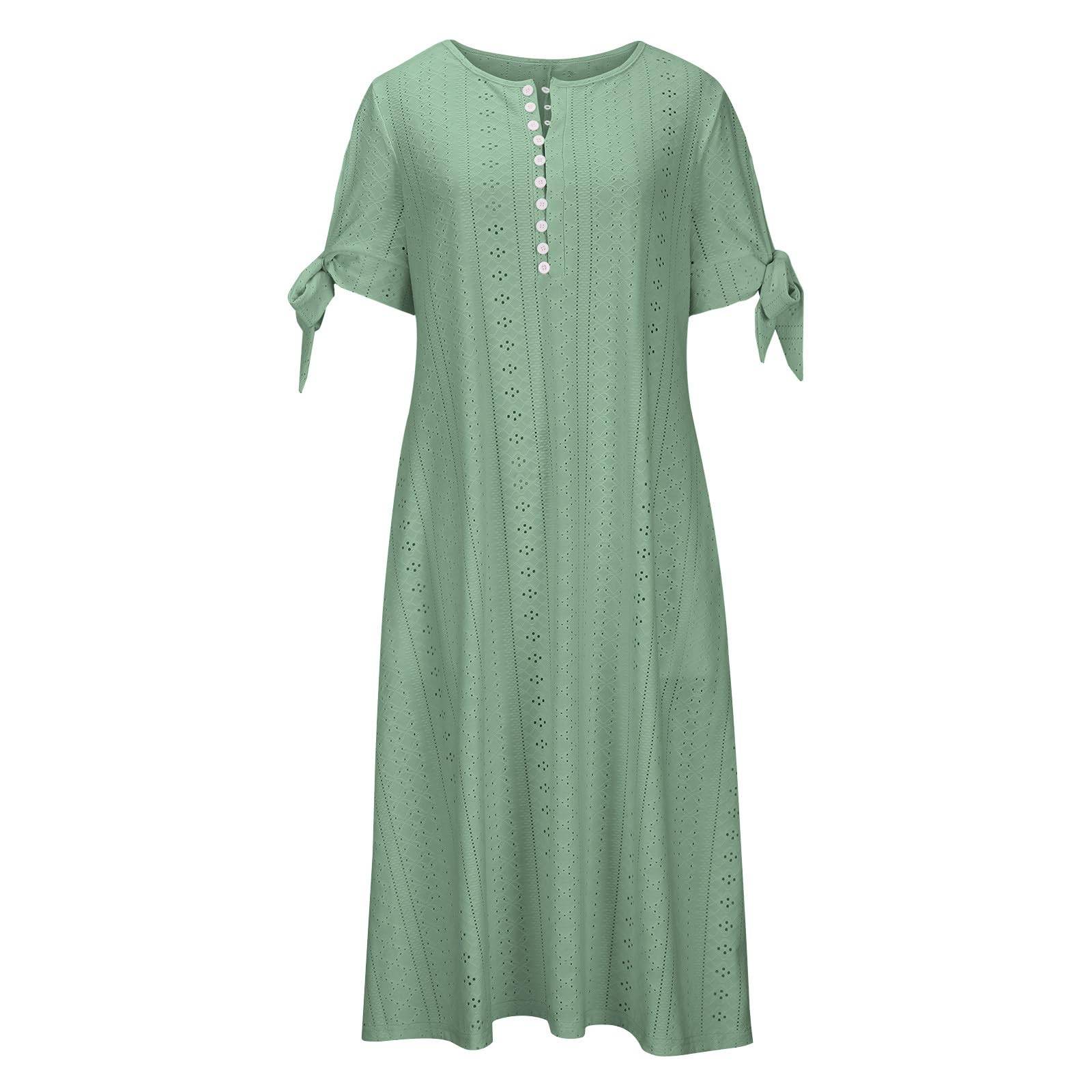 Womens Maxi Long Dress Boho V Neck Pockets Dresses