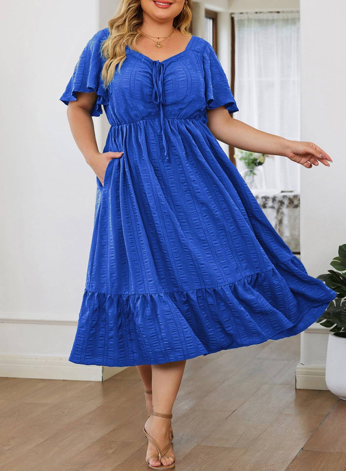 Womens Plus Size Dress Maxi Long Dresses