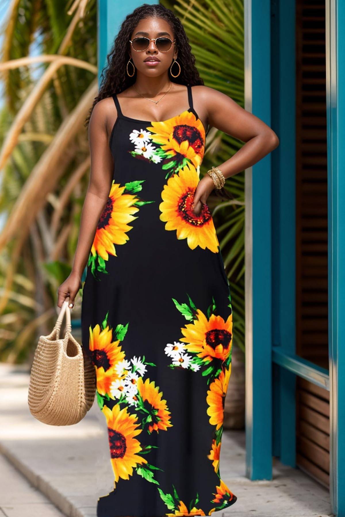 Women's Plus Size Dresses Beach Boho Sundress