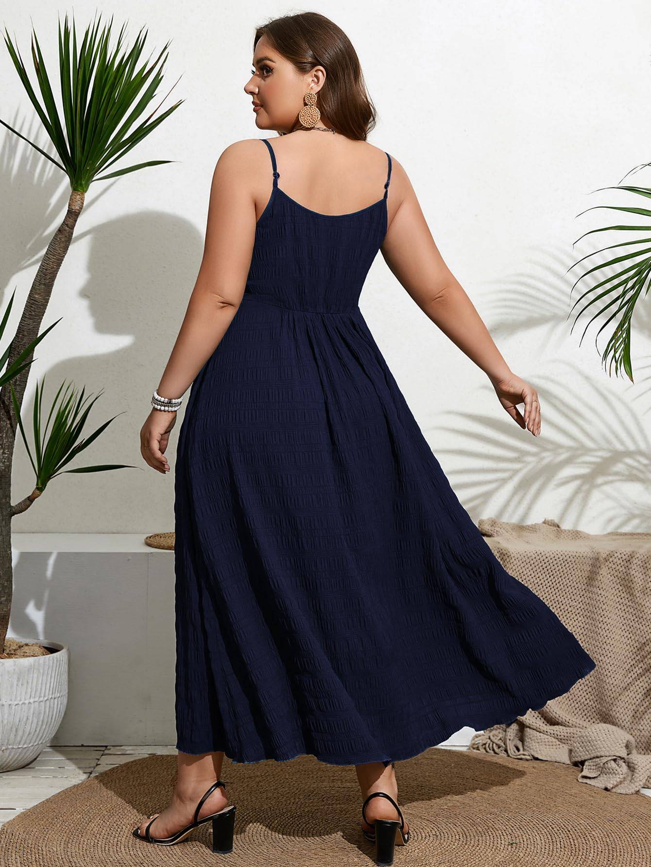 Women's Plus Size Dress A Line Maxi Long Dress