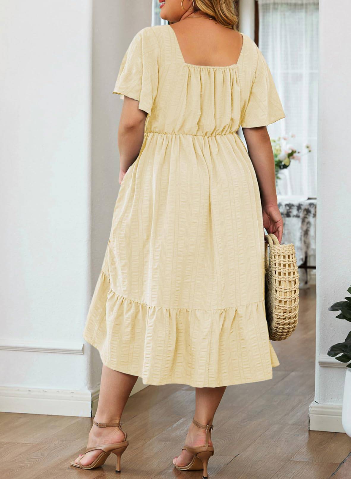 Womens Plus Size Dress Maxi Long Dresses