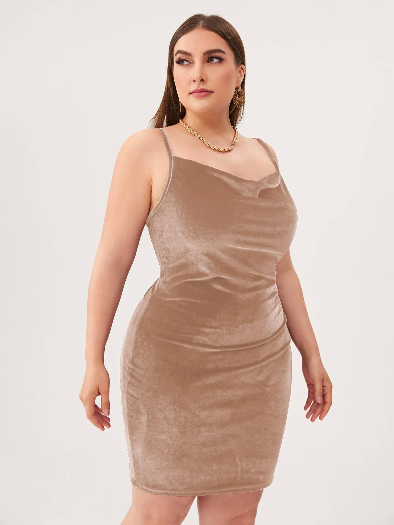 Women's Sexy Plus Size Strap Party Club Mini Dress