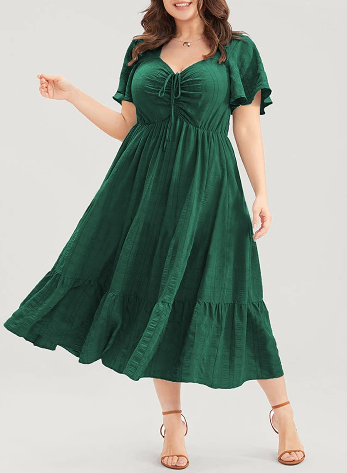 Womens Plus Size Dress Maxi Long Dresses