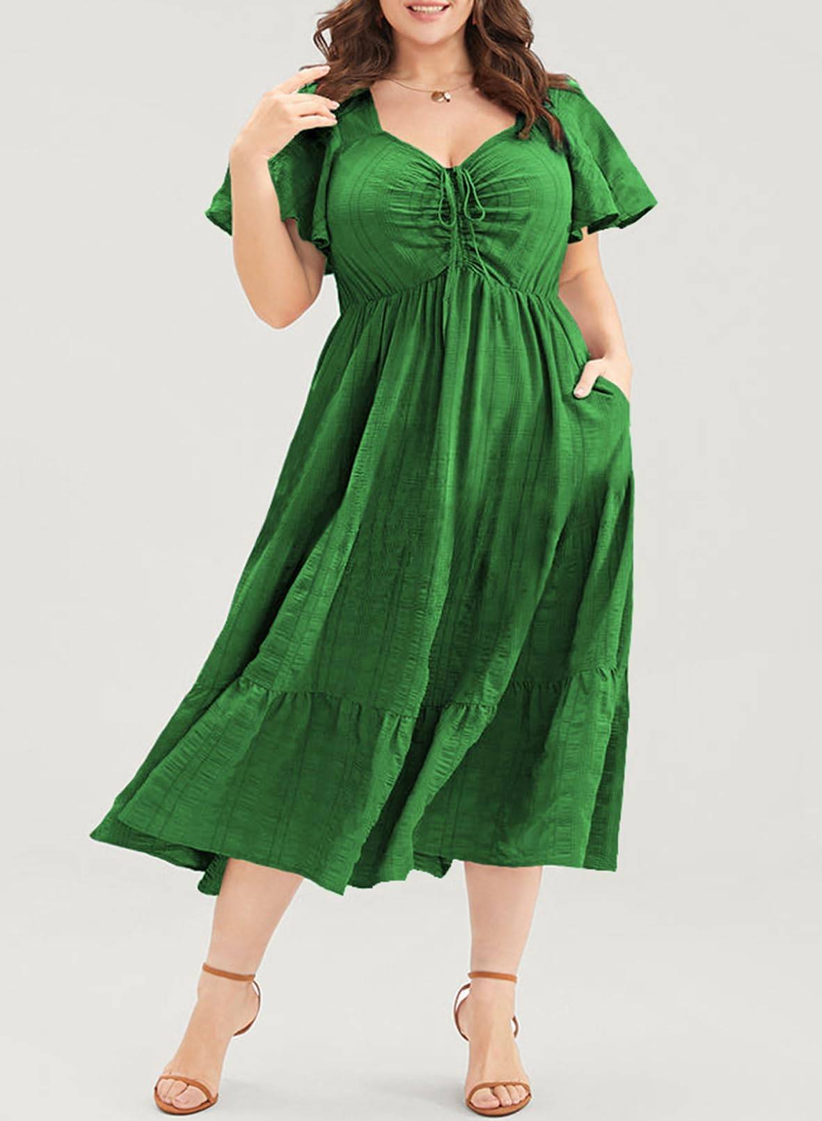 Womens Plus Size Dress Maxi Long Dresses