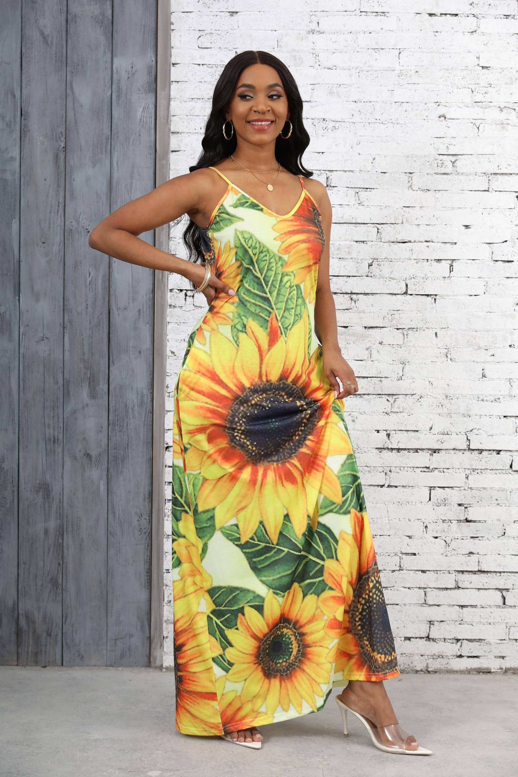 Summer Maxi Dresses for Women Plus Size Sundresses