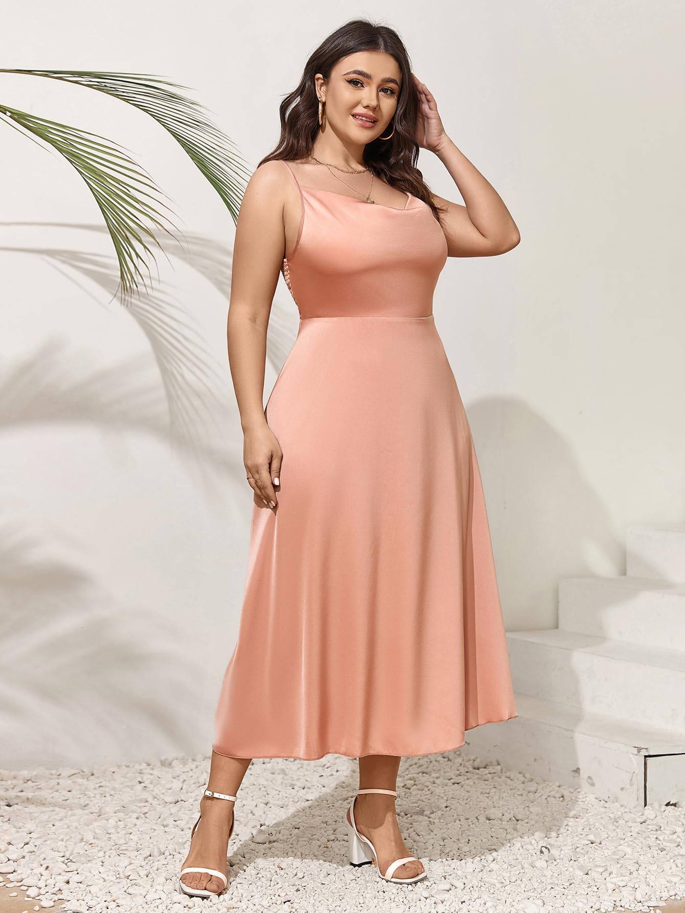 Women Plus Size Dress Party A-Line Maxi Dresses