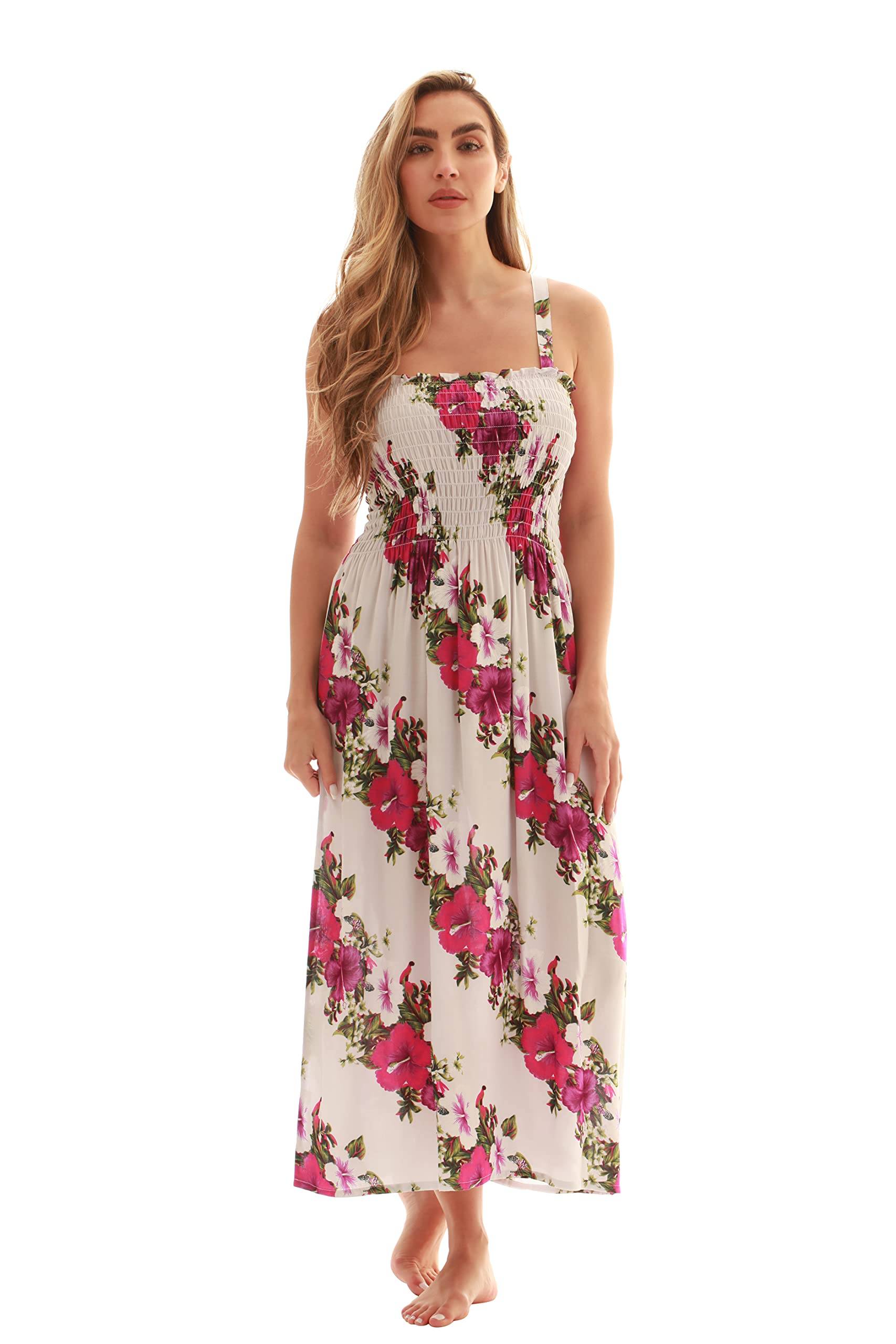 Women Floral Print Sundress Cover Up Summer Dress