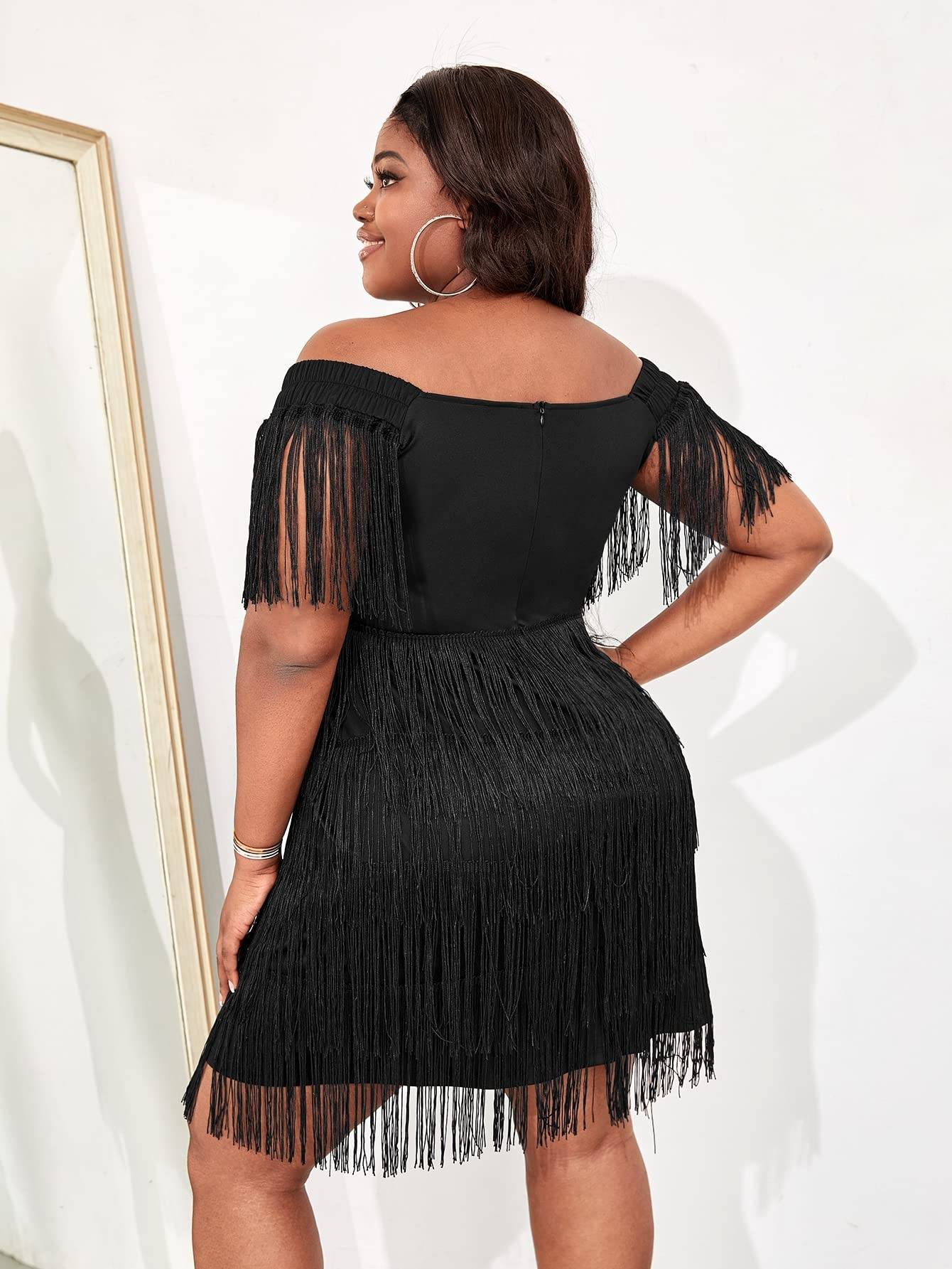 Women's Plus Size High Rise Party Dress