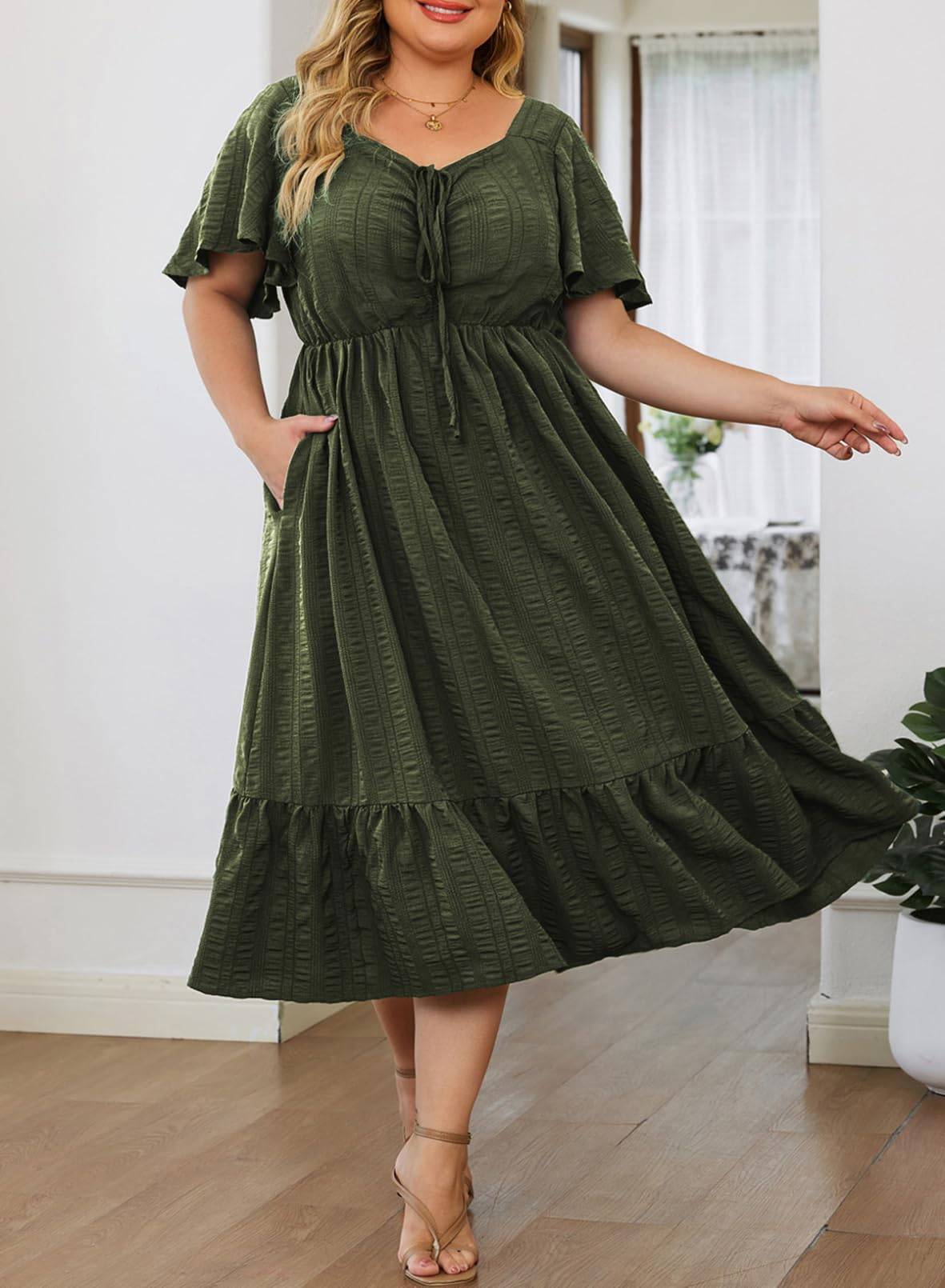 Womens Plus Size Dress Maxi Long Dresses