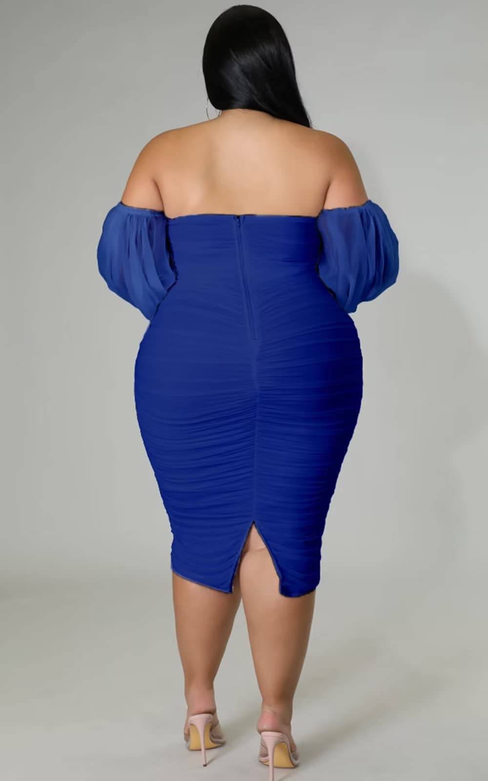 Women's Plus Size Midi Party Dress