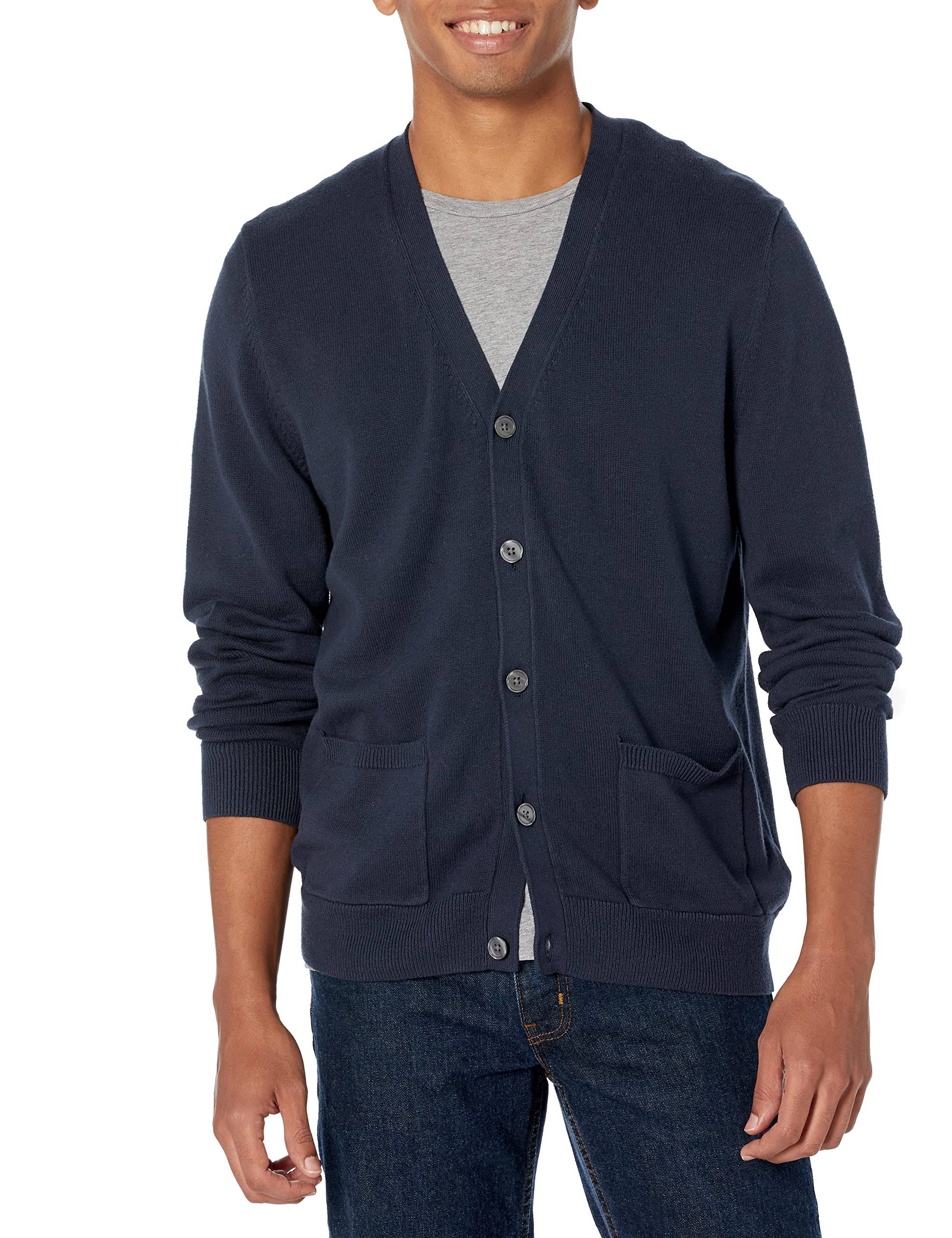 Men's Cotton Cardigan Sweater