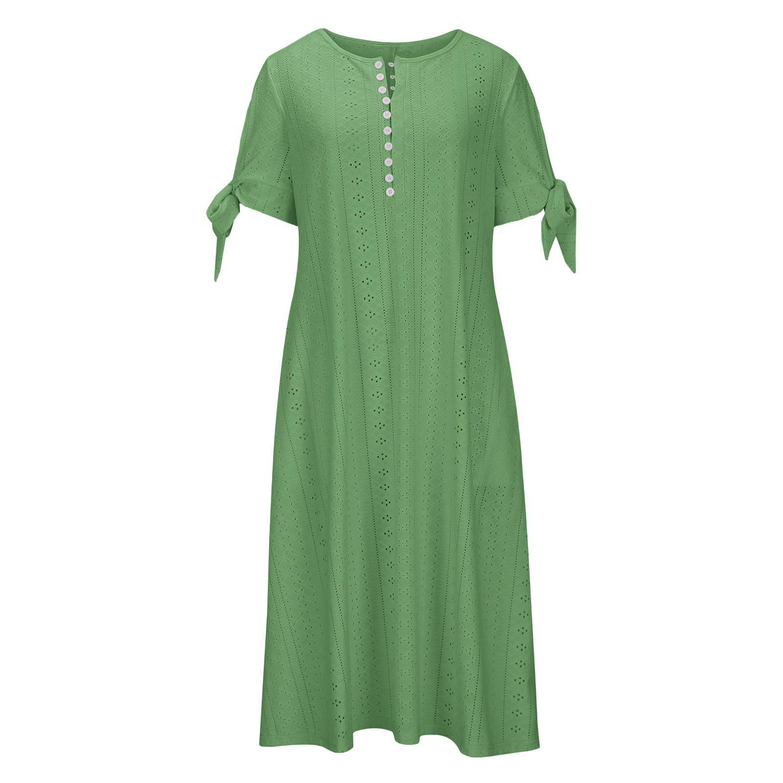 Womens Maxi Long Dress Boho V Neck Pockets Dresses